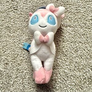 Pokemon Center SYLVEON Fairy Eevee Plush Stuffed Animal Toy Figure Doll